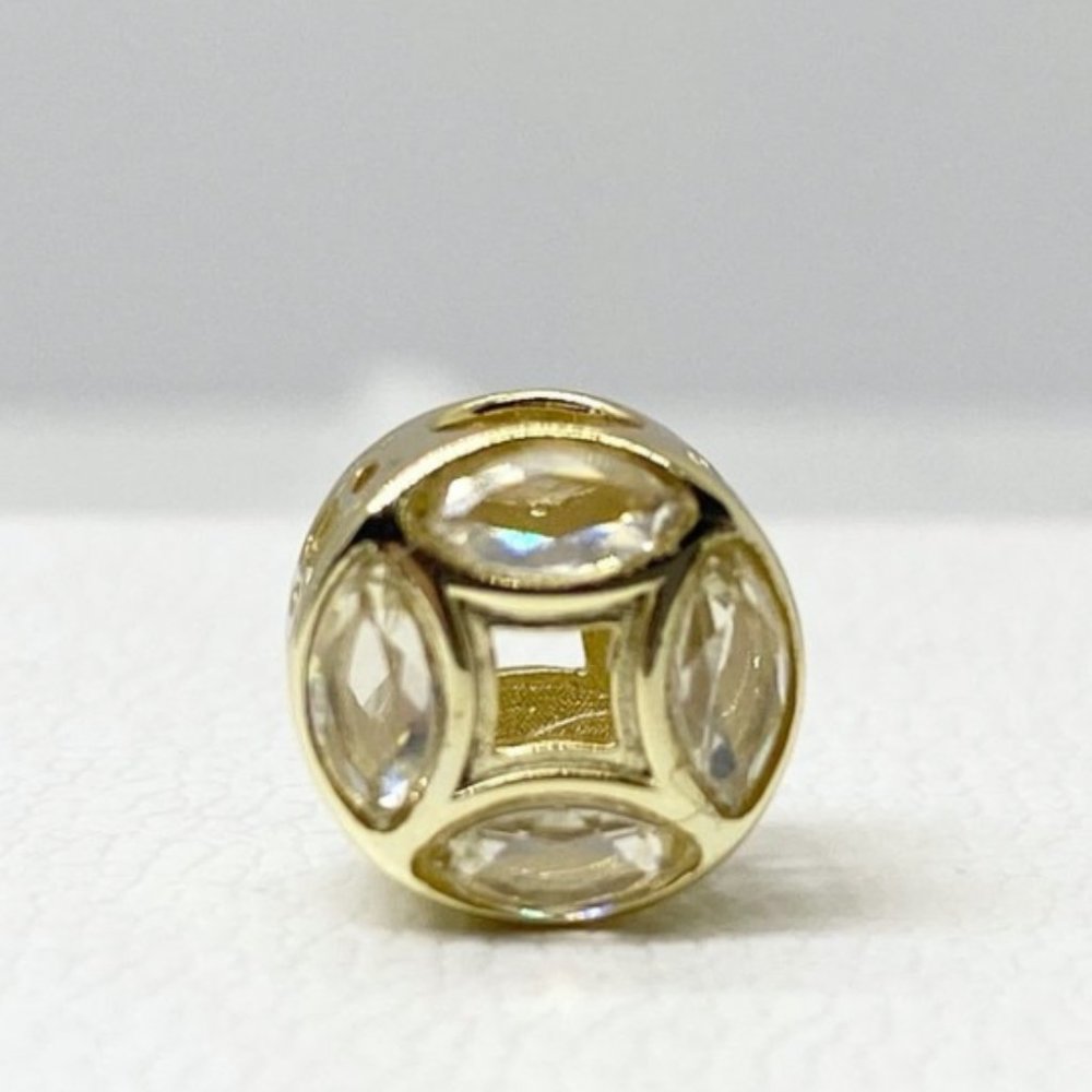 Pandora Good Fortune Coin Charm 18ct Gold Plated